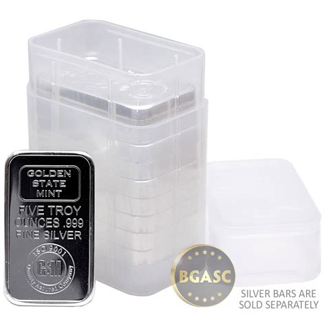 5 oz silver bar storage